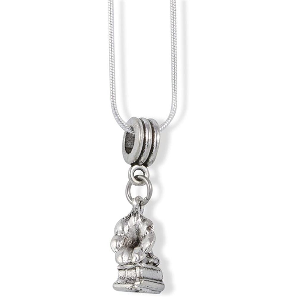 Grammaphone Record Player Grammy Charm Snake Chain Necklace